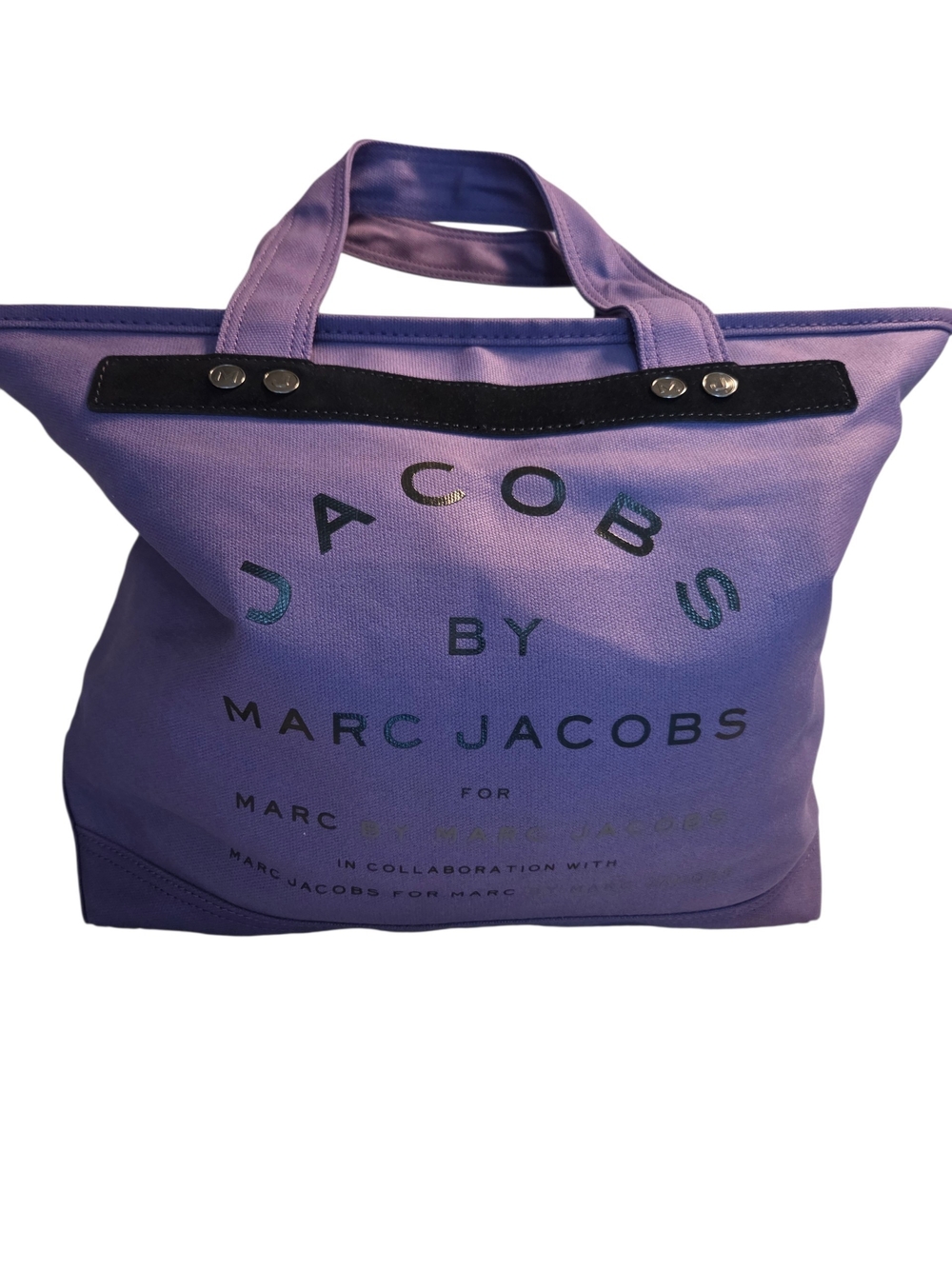 NWT Marc Jacobs Purple Canvas Tote